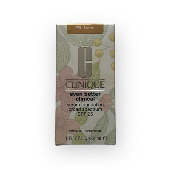 Clinique Even Better Clinical Serum Foundation SPF 25 WN 48 oat (MF) 1 FL.OZ NWT - Picture 5 of 13
